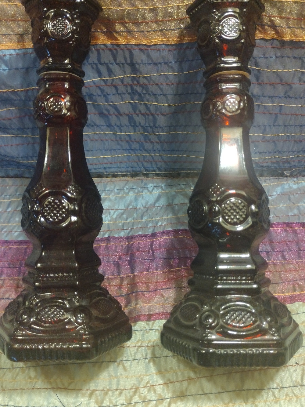 Vintage Gothic Avon Cape Cod Candlesticks - Picture 2 of 6